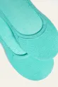 Tommy Hilfiger - Členkové ponožky (2-pak) tyrkysová
