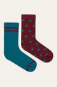 vícebarevná John Frank - Ponožky (2 pack) Dámský