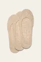 béžová Polo Ralph Lauren - Členkové ponožky (3-pak) Dámsky