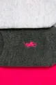 Polo Ralph Lauren - Členkové ponožky (3-pak) ružová