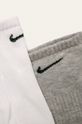 Nike - Členkové ponožky (3-pak) sivá