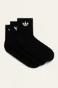 adidas Originals calzini (pacco da 3) FM0643 piccola impronta nero FM0643