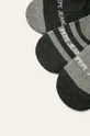 Pepe Jeans - Členkové ponožky Seby (3-pak) sivá