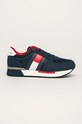 Tommy Hilfiger - Buty dziecięce imitacja skóry licowej granatowy T3B4.30482.30.33