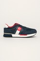 Tommy Hilfiger - Buty dziecięce imitacja skóry licowej granatowy T3B4.30482.34.38