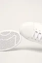 biela Emporio Armani - Kožená obuv