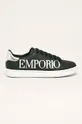 чорний Emporio Armani - Шкіряні черевики Жіночий