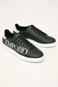 Emporio Armani - Шкіряні черевики чорний