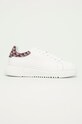 Emporio Armani - Ghete de piele piele alb X3X024.XM327