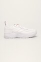 Dc - Pantofi piele alb ADJS700078