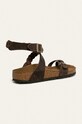 Cipők Birkenstock - Bőr szandál Yara Braided 1015928 barna