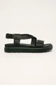 čierna Sorel - Kožené sandále Roaming Dámsky
