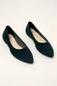 Vagabond Shoemakers - Bőr balerina cipő Aya sötétkék