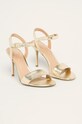 Lauren Ralph Lauren - Kožené sandály 802784247001 zlatá AW20
