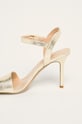 Boty Lauren Ralph Lauren - Kožené sandály 802784247001 zlatá