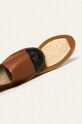 Obuv Lauren Ralph Lauren - Kožené espadrilky 802774712002 hnedá