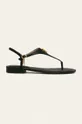 crna Lauren Ralph Lauren - Kožne sandale Ženski