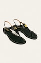 Lauren Ralph Lauren - Kožené sandále 802774600001 čierna SS21