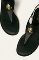 Obuv Lauren Ralph Lauren - Kožené sandále 802774600001 čierna