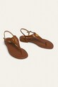 Lauren Ralph Lauren - Δερμάτινα σανδάλια 802774600002 καφέ SS21