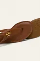 marrone Lauren Ralph Lauren sandali in pelle