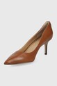 Cipők Lauren Ralph Lauren bőr tűsarkú Lanette 802723236002 barna