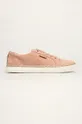 ροζ Lauren Ralph Lauren - Δερμάτινα ελαφριά παπούτσια Γυναικεία