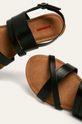 s. Oliver - Kožené sandále  Zvršok: Prírodná koža Vnútro: Syntetická látka, Textil Podrážka: Syntetická látka