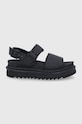 Kožené sandále Dr. Martens Voss usňová koža čierna DM23802001