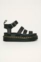 Dr. Martens sandale de piele Blaire imitatie de piele negru DM24235001