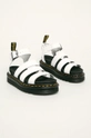 Dr. Martens leather sandals Blaire white