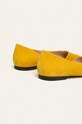 Obuv Caprice - Kožené balerínky 9.9.24203.24.641 žltá