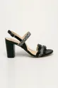 чорний Caprice - Шкіряні сандалі Жіночий