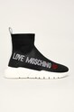 Love Moschino - Pantofi textil negru JA15103G1AIR0000