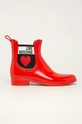 czerwony Love Moschino - Kalosze Damski