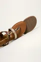 hnedá Tamaris - Kožené sandále