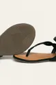 čierna Tamaris - Kožené sandále