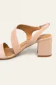ružová Tamaris - Kožené sandále
