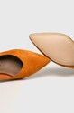 Tamaris - Kožené lodičky oranžová 1.1.29602.24.621