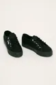 Superga - Πάνινα παπούτσια μαύρο