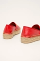 Love Moschino - Kožené espadrilky  Zvršok: Prírodná koža Vnútro: Textil, Prírodná koža Podrážka: Syntetická látka