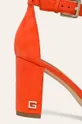oranžová Guess Jeans - Kožené sandále