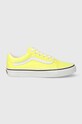 Vans scarpe da ginnastica Old Skool pelle fiore giallo VN0A4U3BWT71