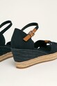 Tommy Hilfiger sandały BASIC OPENED TOE MID WEDGE granatowy FW0FW04785