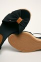 Tommy Hilfiger sandały BASIC OPENED TOE MID WEDGE FW0FW04785 granatowy