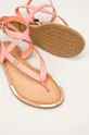 oranžová Tommy Hilfiger - Kožené sandále