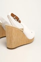 Tommy Hilfiger – Sandały ICONIC ELENA SLING BACK WEDGE biały FW0FW04789