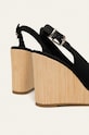 Obuwie Tommy Hilfiger – Sandały ICONIC ELENA SLING BACK WEDGE FW0FW04789 czarny