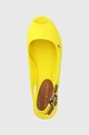 Sandale Tommy Hilfiger ICONIC ELBA SLING BACK WEDGE zlatna FW0FW04788