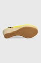 Sandale Tommy Hilfiger ICONIC ELBA SLING BACK WEDGE FW0FW04788 zlatna